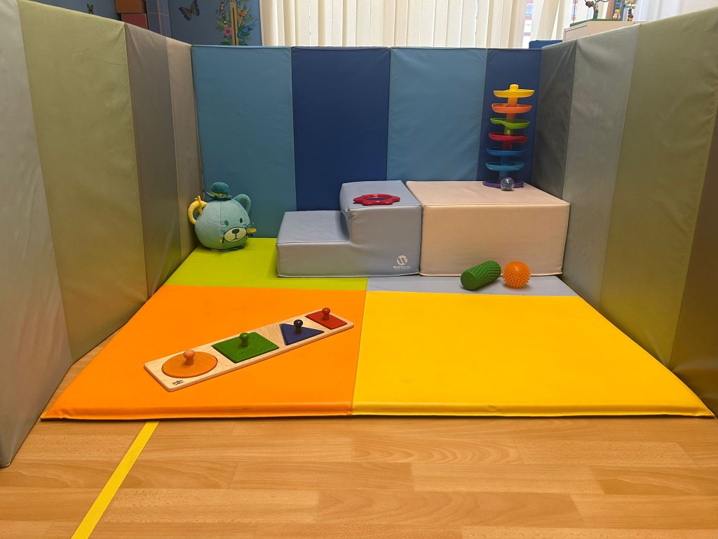 Jeu de manipulation en séance de psychomotricité